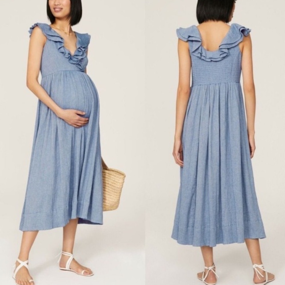 Hatch Maternity The Sarah Sleeveless midi Dress